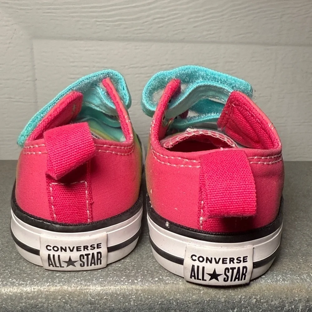Converse Chuck Taylor All Star Rainbow Easy On Kids Sneakers Size 5 Shoes